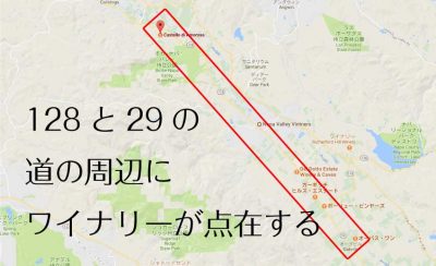ナパ、ワイナリーの主な通り