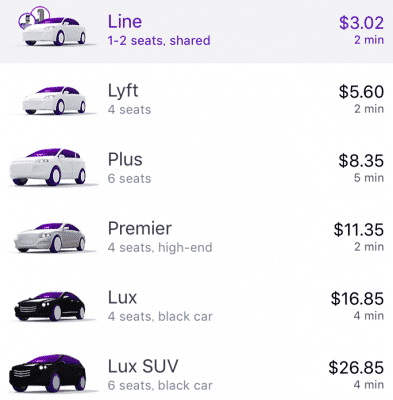 Lyft（リフト）の利用方法を徹底解説！ライトはピンクだけじゃない 