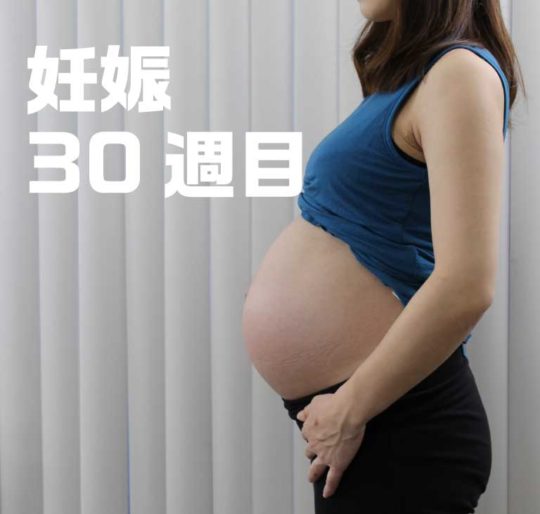 妊娠30週目お腹の大きさ