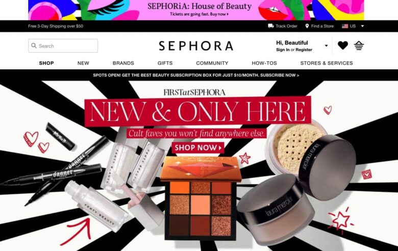 Sephora セフォラ オンラインは日本からも購入可能 アメリカ版通販サイト購入方法 リブアメ 和ごころla