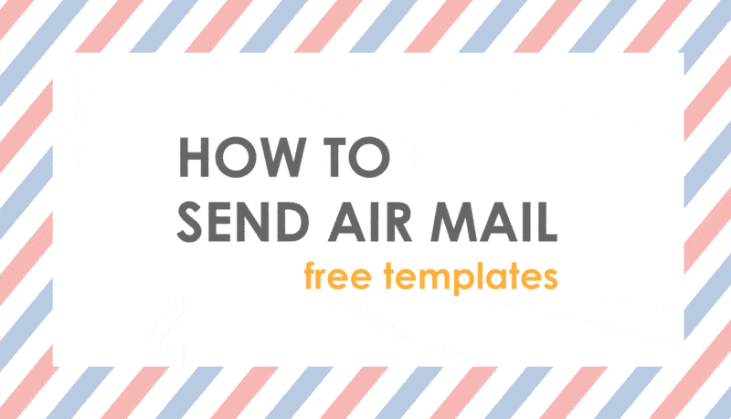 アメリカ郵便：日本へハガキ・手紙を送る方法【エアメール印刷