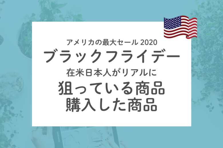 年アメリカのブラックフライデーで買いたい おすすめのアイテム 在米日本人のリアルアンケート結果 どうしたら安く買える いつが買い時 リブアメ 和ごころla