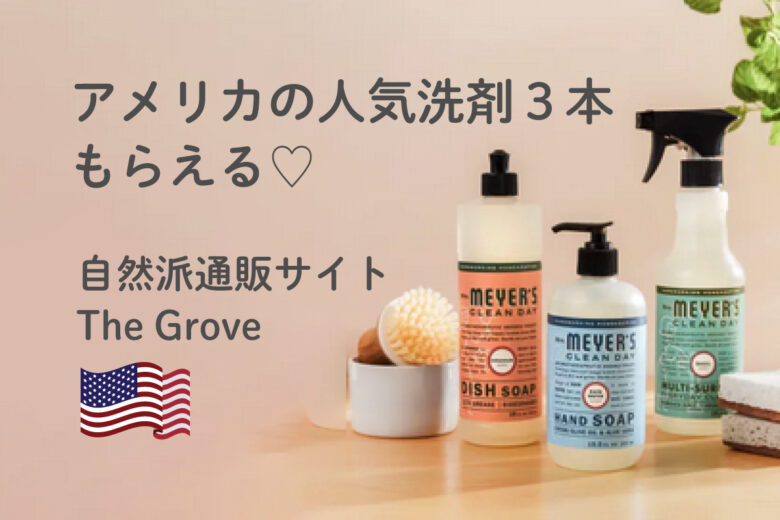 アメリカの人気洗剤３本無料でもらえる！おしゃれなキッチン用品店 The Grove Co