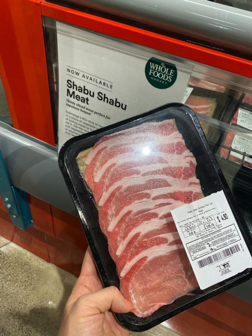 豚薄切り肉発見！ホールフーズで「和食」を作ってみよう【アメリカのスーパーで日本食】

